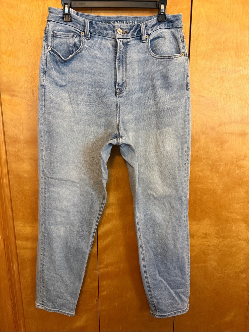 American Eagle Outfitters Curvy Mom Jeans Women light Wash Size 10 regular